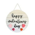 thumbnail image 1 of Valentine' s Day Decor Door Sign Wooden Welcome Sign Happy Valentines Day Hanger Home Decor for Farmhouse Porch,C, 1 of 5