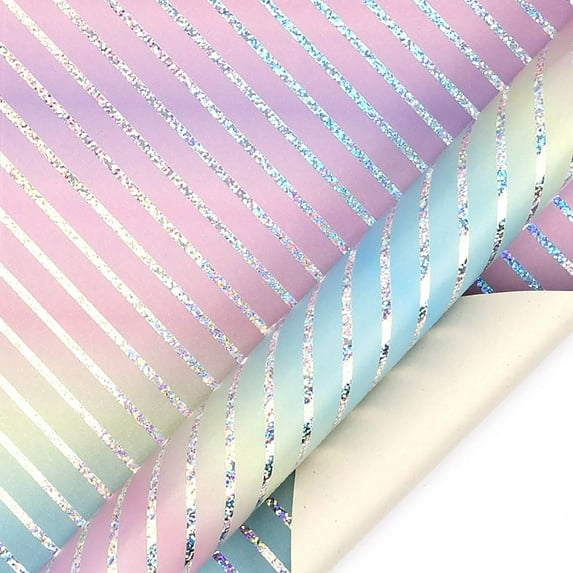 Valentine's Day Decor Gift Wrapping Paper Roll, Double-sided Watercolor Paper for Party Presents and Special Occasion Packaging(E)