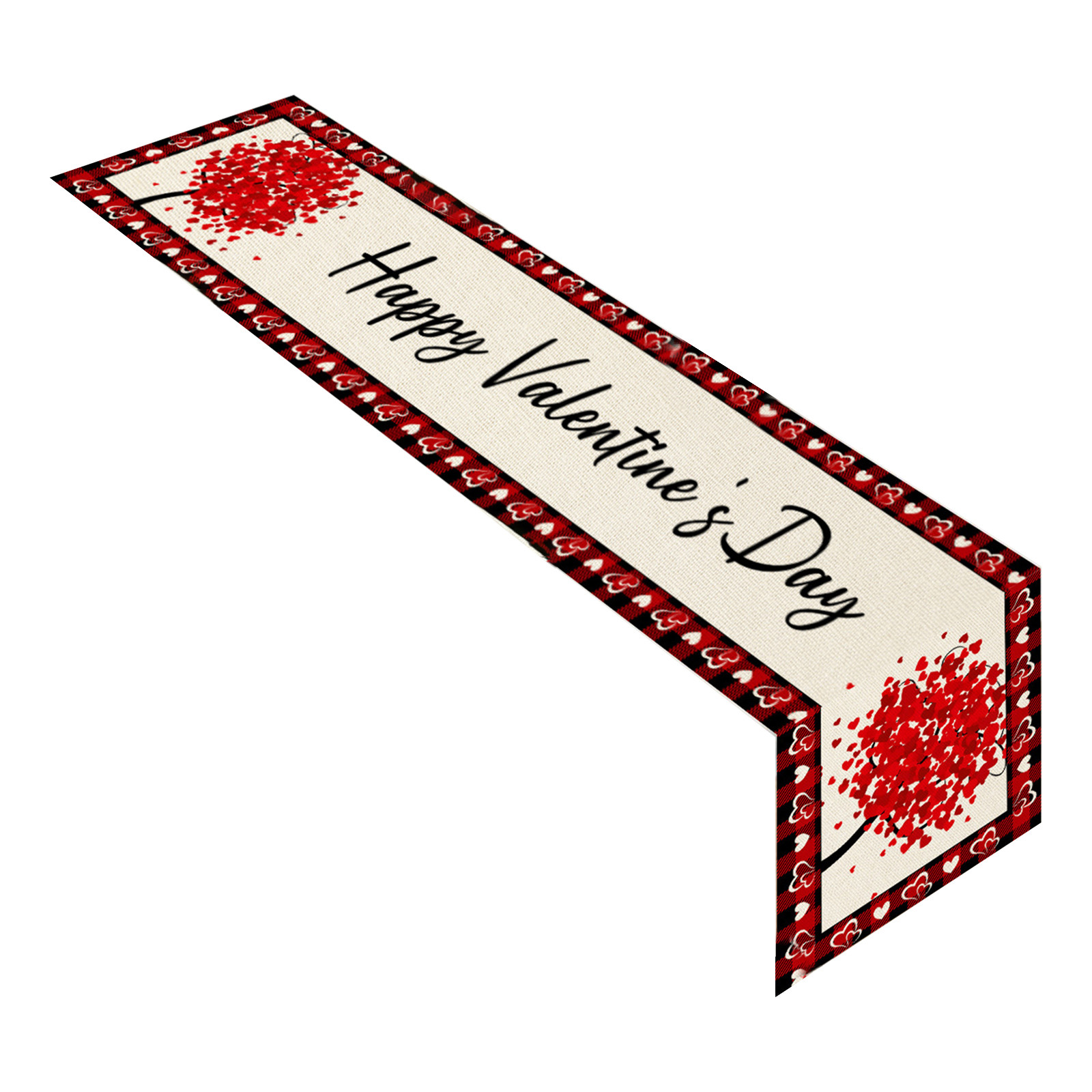 Valentine's Day Decoration Knitted Cloth Table Flag Table Cloth Table