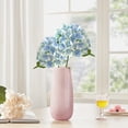 thumbnail image 1 of Valentine's Day Decorations 54 PCS Artificial Hydrangea Flowers, Silk Hydrangea Full Flowers Heads with Stems for Wedding Centerpieces, Home, Garden, Party Decoration (Light Blue), 1 of 6