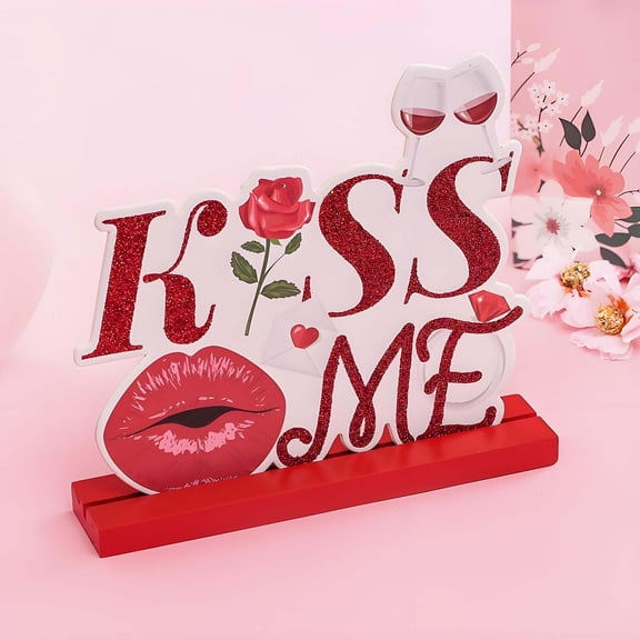 Valentine's Day Decorations Bedroom Living Room Desktop Decoration Standing Post día de San Valentín decorar para amigos