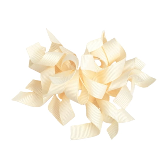 Valentine's Day Decorations,Curly Ribbon Bows for Gift Wrapping,Gift Bows Self Adhesive Gift Bows for Present Box,Wine Bottle,Treat Bags,Wrap Accessories,Bridal Shower Wedding Party Favor(Beige)