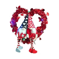 Valentine's Day Decorations Valentine's Day Door Hanging Wall Hanging Valentine's Day Wreath