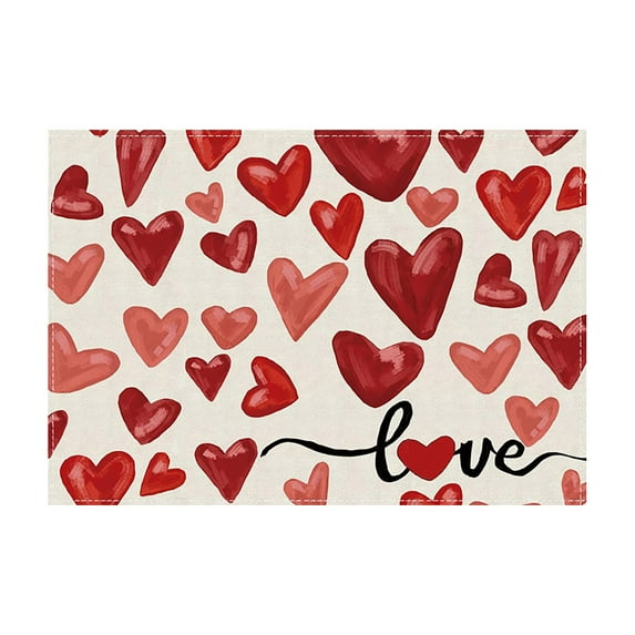 Valentine's Day Decorations,Valentine's Day Placemats,Kitchen Table Decorations,Valentine's Day Party Decorations,Anniversary Decorations,Kitchen Placemats