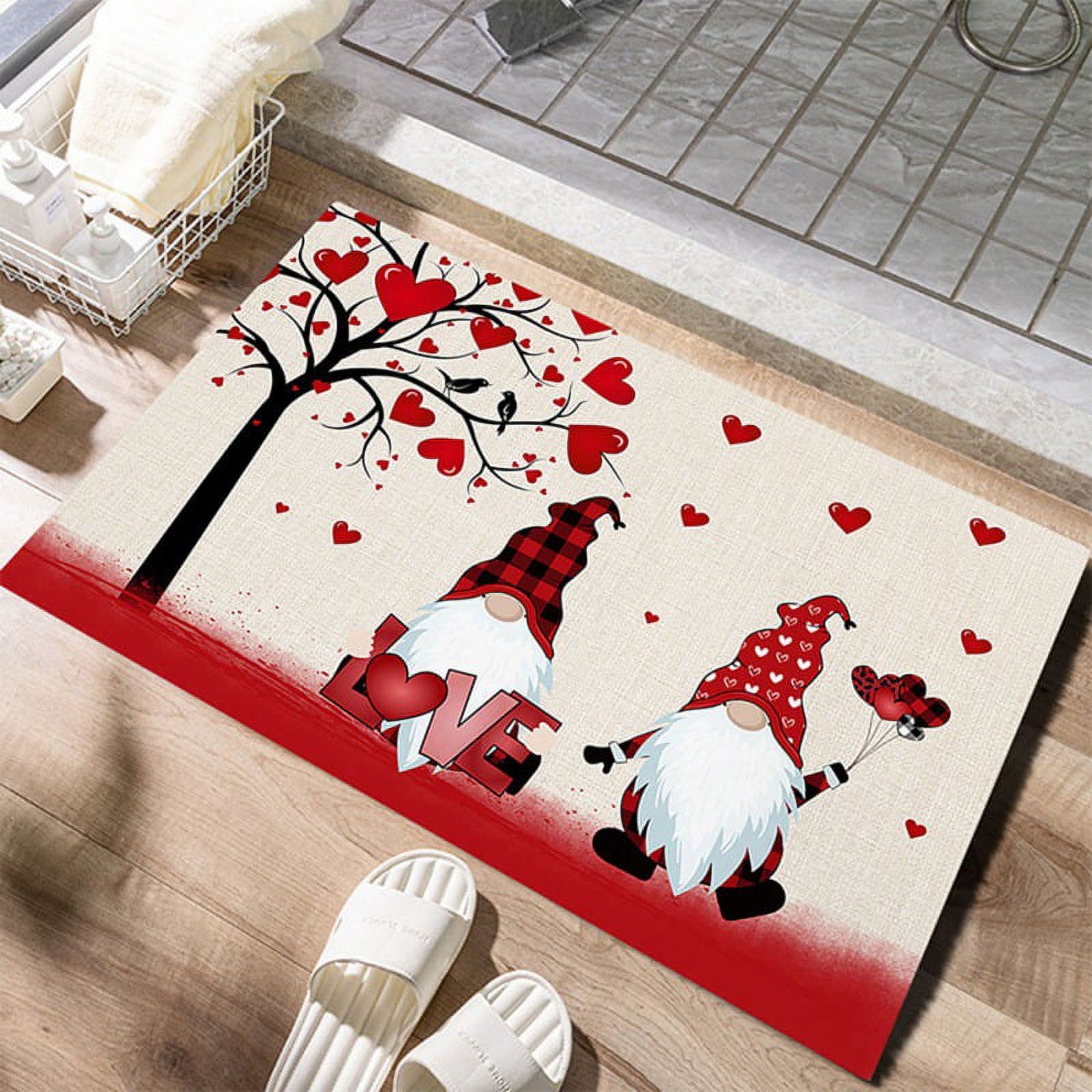 Rubber Mat, Nonslip Doormat for Indoor, Outdoor (23.5 x 15.75 in)