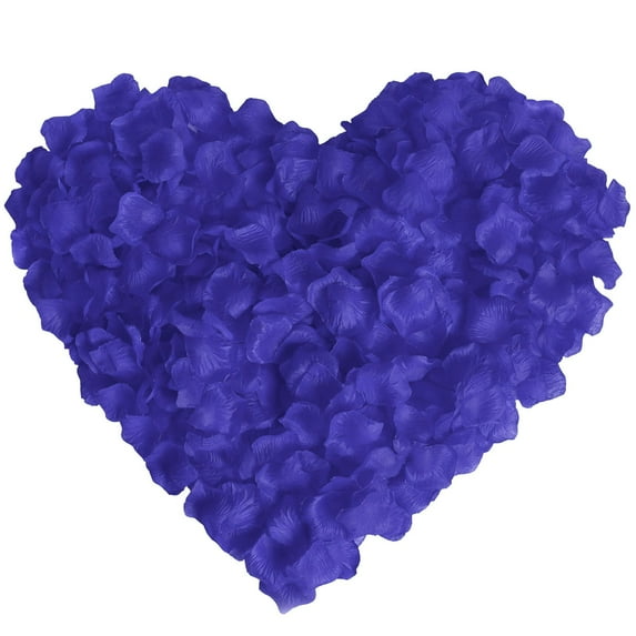 Valentine's Day Decorative Petals,Artificial Rose Petals,100 Pieces Fake Rose Petals,for Bedroom Romantic Decorations for Special Night, Wedding, Anniversary, Valentines Day(Purple2)