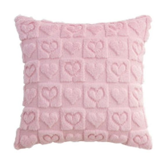 Valentine's Day Decorative Pillow Cover with Fresh Embroidery for Sofa Living Room Cushion Valentine's Day Decorations