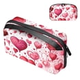 thumbnail image 1 of Valentine's Day Digital Bag Oxford Cloth Waterproof Travel Organizer Charger Pouch Cell Phone Charger Station Computer Cord Organizer 5.9x9.44x3.14 in, 1 of 6
