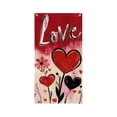 thumbnail image 1 of Valentine's Day Door Curtain Decoration, Love Heart Hanging Flag for Doorway, Romantic Party Atmosphere Decor, Door Frame Cover for Anniversary Wedding Party Decorations,E, 1 of 4