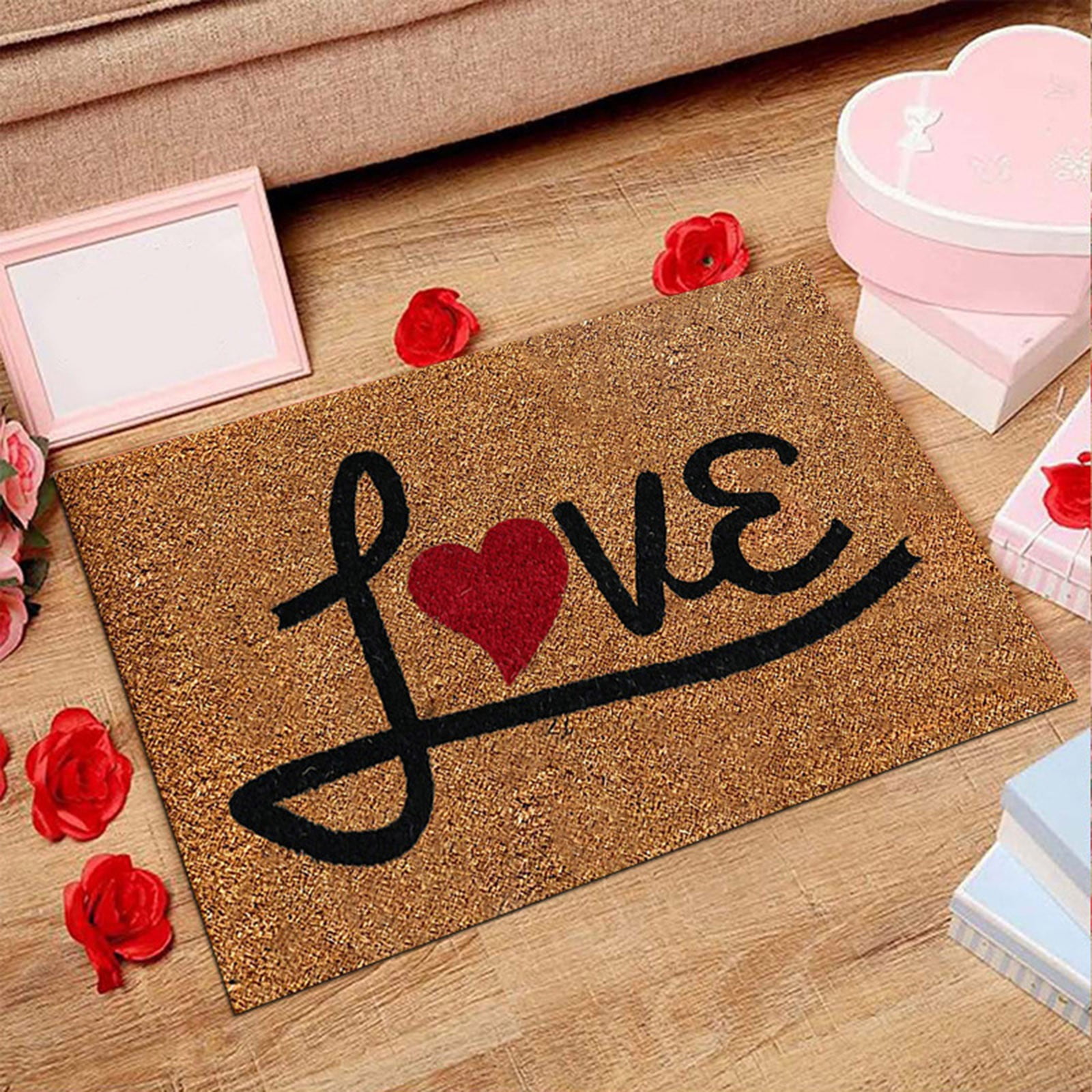 Valentine's Day Door Mat Front Door Outdoor Mat Fun Door Mat