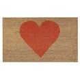 thumbnail image 1 of Valentine's Day Door Mat Red Heart Welcome Doormat for Outdoor Entrance Spring Coir Front Door Mat for Anniversary Wedding Home Decor(24* 16inch), 1 of 6