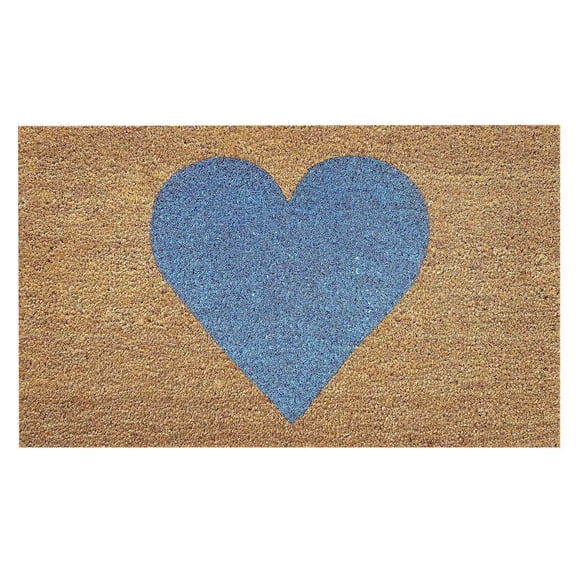 Valentine's Day Door Mat Welcome Doormats Non Slip 23.62x15.75 Inch for Front Door Entrance Porch Spring Outdoor Indoor Decor Funny Home Mats Big Heart Rug Red Pink White Hearts