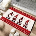 thumbnail image 1 of Valentine's Day Doormat Kitchen Bathroom Rug Floor Door Mat, Roses Love Heart Gnomes Romantic Washable Welcome Entry Way Entrance Mat, Absorbent Hallway Accent Throw Runner Carpet 16x24 Inch, 1 of 3