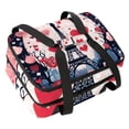 thumbnail image 1 of Valentine's Day Double Layered Insulated and Refrigerated Lunch Bag with Two Compartments, Large Capacity, and Hand Carry Handle - 7.1x11.4x16.1 Inches, 1 of 6
