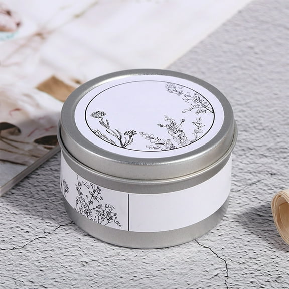 Valentine's Day Dried Flower Crystal Candle, Aromatherapy Tin Can Candle with Hand Gift, Scented Candle for Home Decor, Natural Dried Flower and Crystal Stone Candle, Relaxing for Ambiance