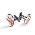 thumbnail image 1 of Valentine's Day Elegant Business Attire: Stainless Steel Men's Cufflinks Set for Versatile Wardrobe Options, 1 of 6