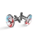 thumbnail image 1 of Valentine's Day Elegant Men's Stainless Steel Cufflink Sets for Formal Attire, Weddings, and Special Events, 1 of 6