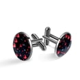 thumbnail image 1 of Valentine's Day Elegant Mens Cufflink Set for Formal Attire, Made of Stainless Steel, for Weddings and Business Meetings, 1 of 6