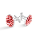 thumbnail image 1 of Valentine's Day Elegant Stainless Steel Cuff Links Set for Formal Attire, Made of stainless steel, and Suitable for Business and Formal Events, 1 of 6