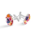 thumbnail image 1 of Valentine's Day Elegant Stainless Steel Cufflink and Shirt Clip Set for Formal Attire - for Weddings and Business Meetings, 1 of 6