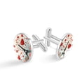 thumbnail image 1 of Valentine's Day Elegant Stainless Steel Shirt Cufflinks Set for Formal Attire - Ideal for Business Meetings or Special Occasions, 1 of 6