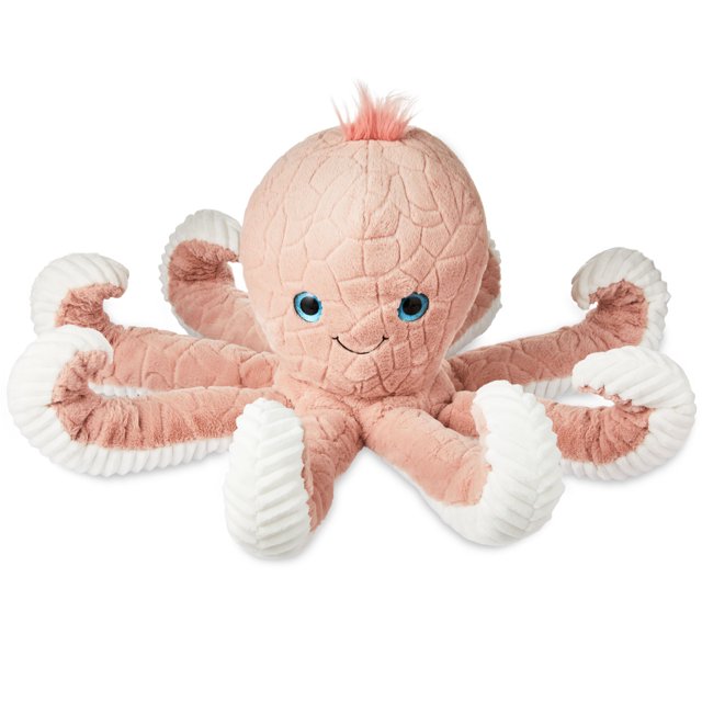 Valentine's Day Extra Large Pink Octopus Child's Plush Toy by Way To