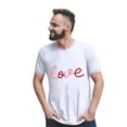 thumbnail image 1 of Valentine's Day Fashion Casual Print Crew Neck Short Sleeve T Shirt (man), 1 of 2