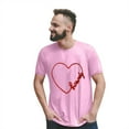 thumbnail image 1 of Valentine's Day Fashion Casual Print Crew Neck Short Sleeve T Shirt (man), 1 of 2