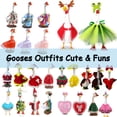 thumbnail image 1 of Valentine's Day Festive Goose Outfit for 23 Inch Lawn Goose Figurines, Cute Porch and Garden Display, Romantic Holiday Outdoor Decoration, Seasonal Goose Costume Set for Lawns and Patios, HAODEJW, 1 of 8
