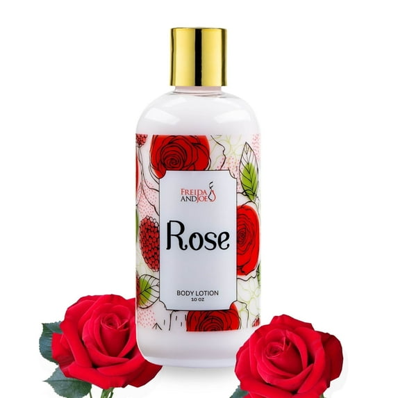 Rose Firming Body Lotion for Women, Floral Deep Moisturizing Skin Care Lotion, Daily Spa Self Care Beauty Gift