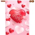 thumbnail image 1 of Valentine''s Day Flag,28x40 Inch Valentine''s Heart Garden Flag Valentine Flags for Your Valentine''s Day Decoration, 1 of 5