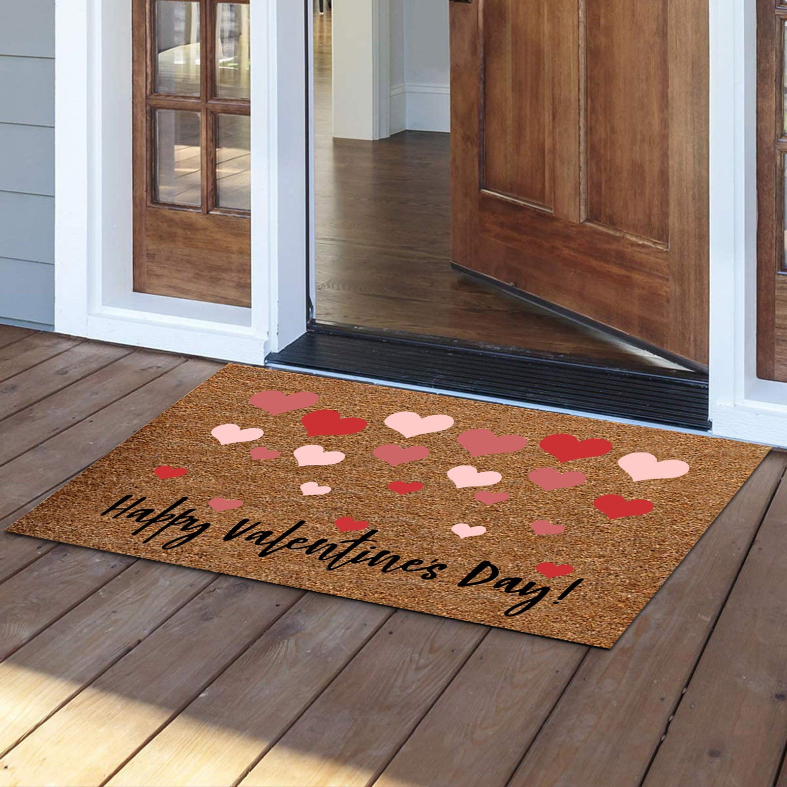 Valentine's Day Floor Mats Holiday Mats Door Mats Polyester