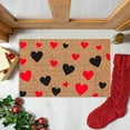 thumbnail image 1 of Valentine's Day Floor Mats Holiday Mats Welcome Door Mats Polyester Door Mats, 1 of 4