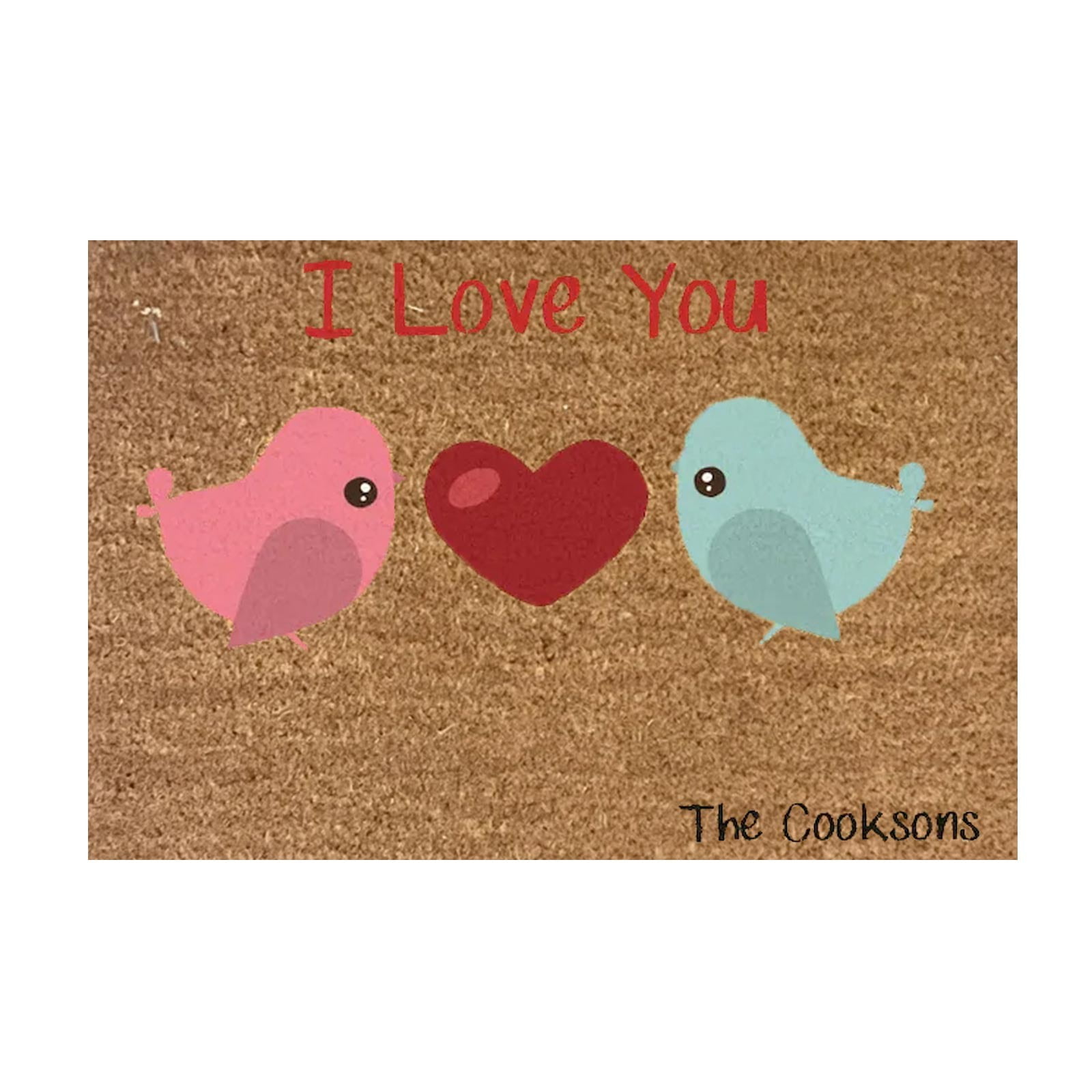 Valentine's Day Floor Mats Holiday Mats Door Mats Polyester