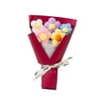 thumbnail image 1 of Valentine's Day Flower Bouquet Plush Toy "Love For You" Design Cute Gift,Red, 1 of 3