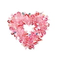 thumbnail image 1 of Valentine's Day Flower Wreath Window Door Wall Hanging Decoration | Heart-Shaped Festive Floral Garland for Romantic Celebrations and Holiday Gifts, 1 of 5