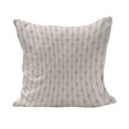 thumbnail image 1 of Valentine's Day Fluffy Throw Pillow Cushion Cover, Endless Eternal Love Hand Drawn Hearts in Stripe Row Image, Decorative Square Accent Pillow Case, 40" x 40", Pale Pink and Black, by Ambesonne, 1 of 5