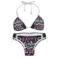thumbnail image 1 of Valentine's Day Font Detachable Sponge Adjustable Strap Bikini Set - Two-Pack for Versatile Swim Suit Looks, 1 of 6