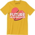 thumbnail image 1 of Valentine's Day Future Heartbreaker Kid Hearts Valentine T-Shirt, 1 of 4