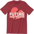thumbnail image 1 of Valentine's Day Future Heartbreaker Kid Hearts Valentine T-Shirt, 1 of 4