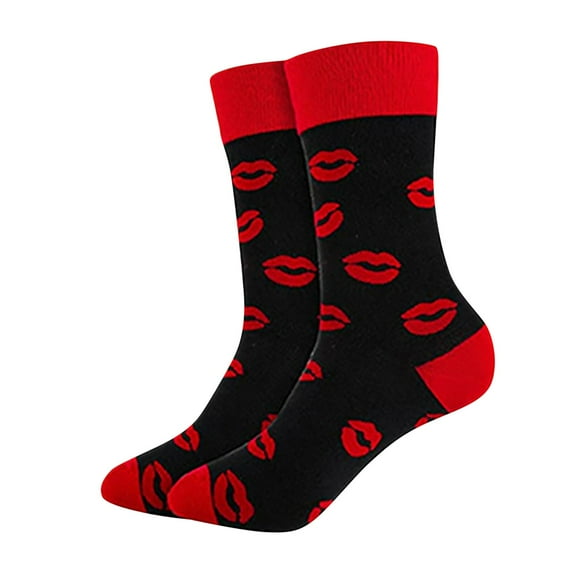 Valentine's Day Fuzzy Socks For Women Heart Print Cozy Fluffy Warm Slipper Cloud Socks Thick Home Sleeping Winter Socks Grey One Size