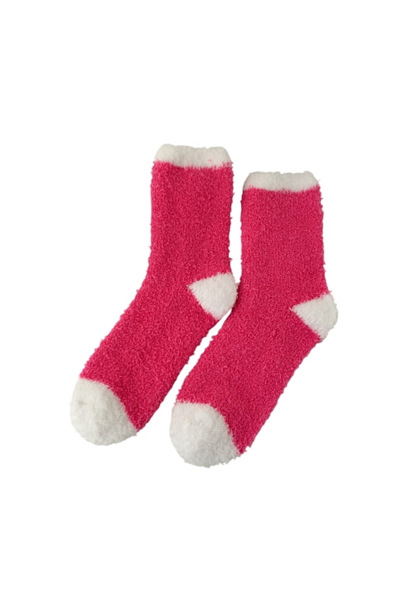 Valentine's Day Fuzzy Socks for Women Fluffy Women Cozy Sock Warm Slipper Home Sleeping Sock for Womens(A)