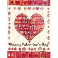 thumbnail image 1 of Valentine''s Day Garden Flag 12 x 18 Double Sided, Primitive Retro Valentine Heart Love House Yard Flags Welcome Spring Outdoor Indoor Banner for Wedding Party Home Valentines Day Decorations, 1 of 5