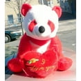 thumbnail image 1 of Valentine's Day Giant Stuffed Panda Bear Red and White Soft 32 Inches Holds Heart Pillow that reads I Love You, Packed in Big Box Fully Stuffed and Ready to Hug Made in the USA Big Plush Animal, 1 of 1
