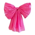 thumbnail image 1 of Valentine's Day Giant Wall Bow Decor, Large Fluffy Pleated Yarn Fabric Bow for Living Room, Bedroom, Door And Party Background Decoration in Romantic Red Tones Harlik, 1 of 7