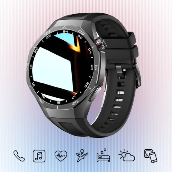 Valentine's Day Gift 2026 Round Smart Watch, 2.01" HD Display, Bluetooth Calling, Games Calculator Weather, Multi Sport Sleep Monitor, iOS Android Unisex