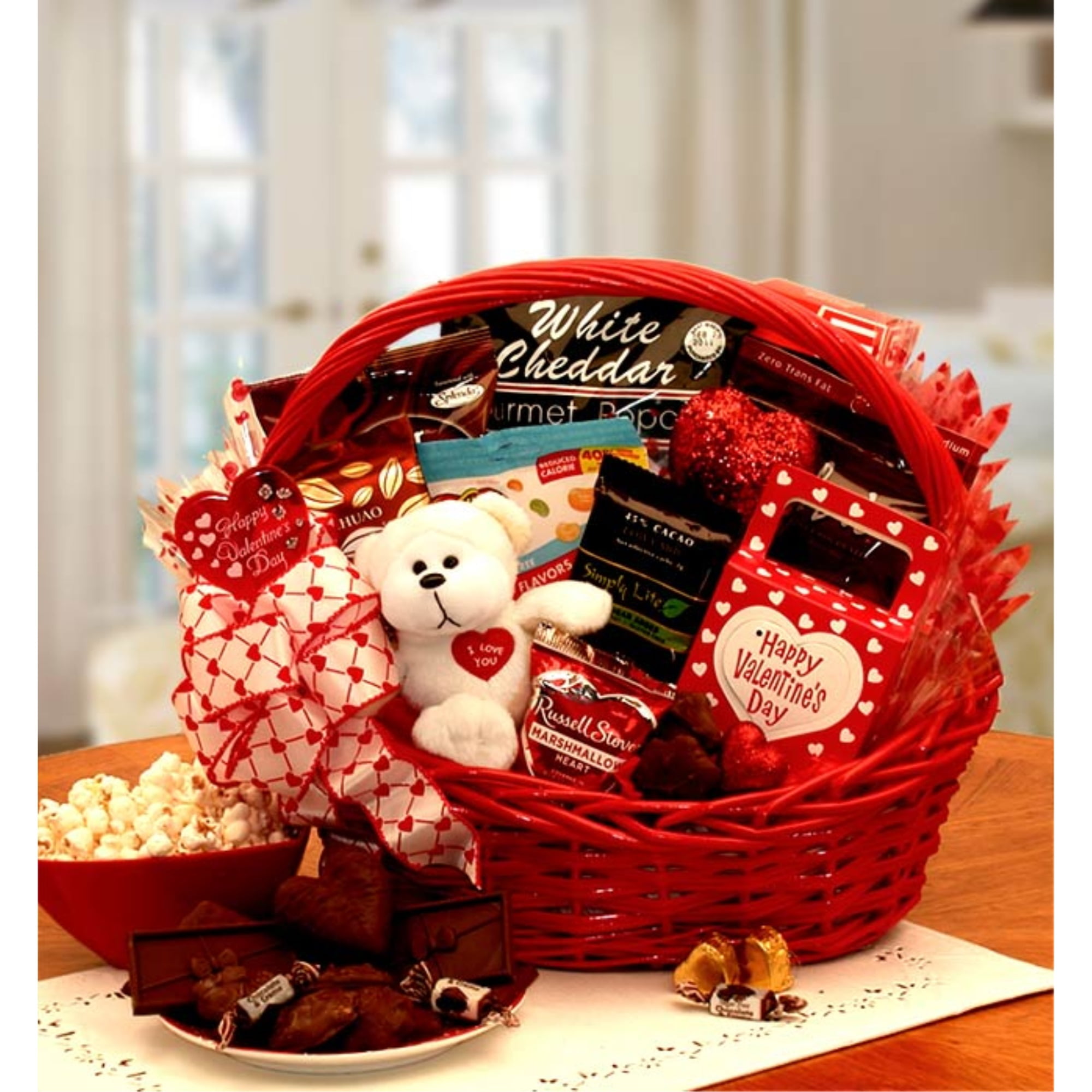 Valentine Wishes: Valentine's Day Gift Basket by Gift Baskets Etc