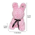 thumbnail image 1 of Valentine's Day Gift Combining Artificial Rose and Plush Bunny – Romantic Decoration and Emotional Companion for Loved Ones, Perfect for Celebrations and Special Moments, 1 of 5