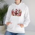 thumbnail image 1 of Valentine's Day Gift: Cozy 'I Love You' Coffee Graphic Hoodie, 1 of 9
