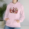 thumbnail image 1 of Valentine's Day Gift: Cozy 'I Love You' Coffee Graphic Hoodie, 1 of 9